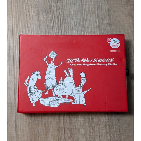 Coca-Cola Pin Set Of 6 "Happiness Factory" in Box Limited Edition Shanghai Expo - Picture 11 of 16
